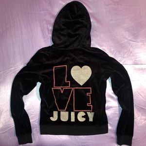 🖤 JUICY COUTURE 🖤 track jacket cute graphic 💕